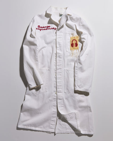 The Lab Coat ( Beaded Headphones)
