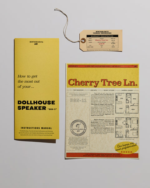 BGN -11 Dollhouse Speaker ( Cherry Tree Lane )