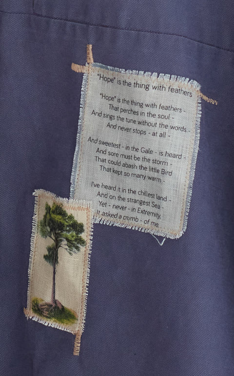 Emily Dickinson Button Up