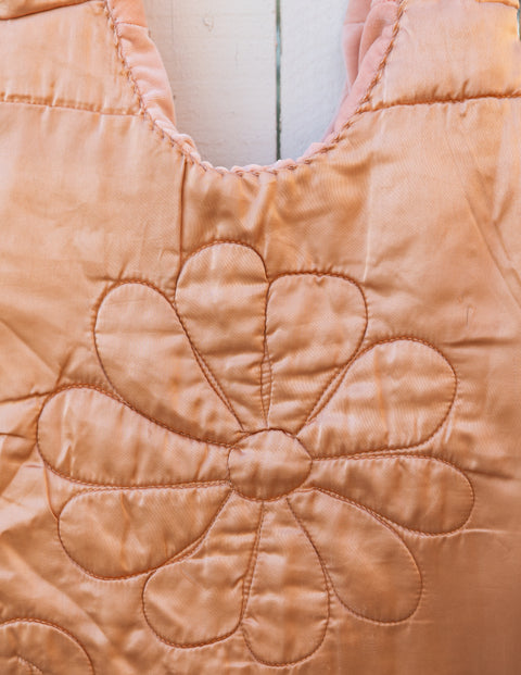 Satin Floral “BedSpread” Bag