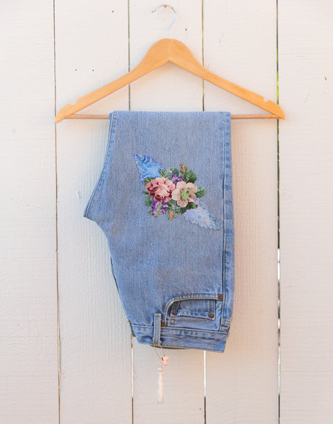 Charming Floral Jean